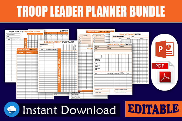 Printable Troop Leader Planner for Girls Scout 