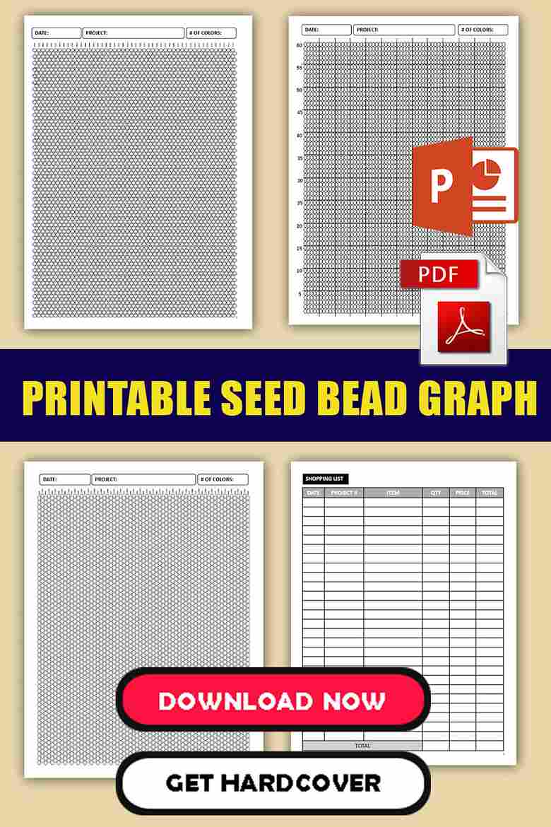 Bead Pattern Graph Paper Seed Bead Graph Paper Printable Printable 5 1 Seed Bead Square Pattern