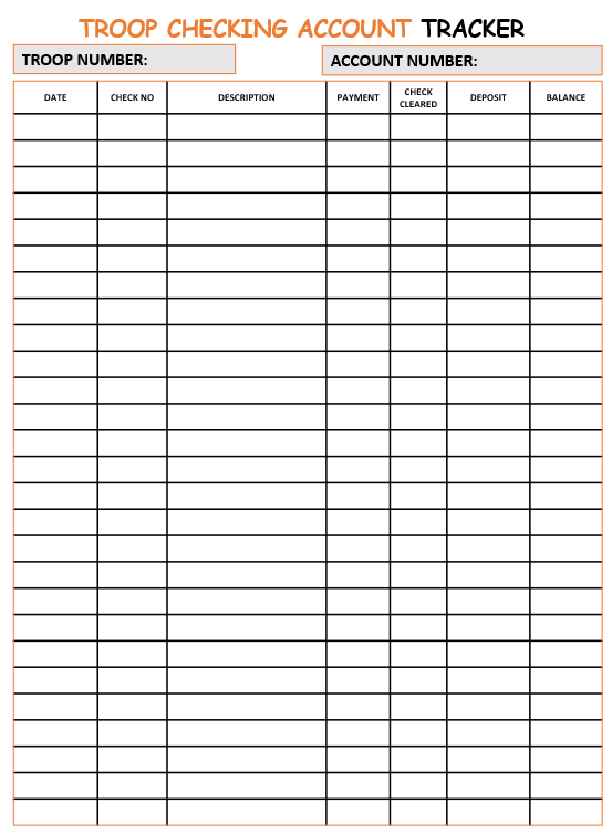 Printable Troop Leader Planner for Girls Scout 