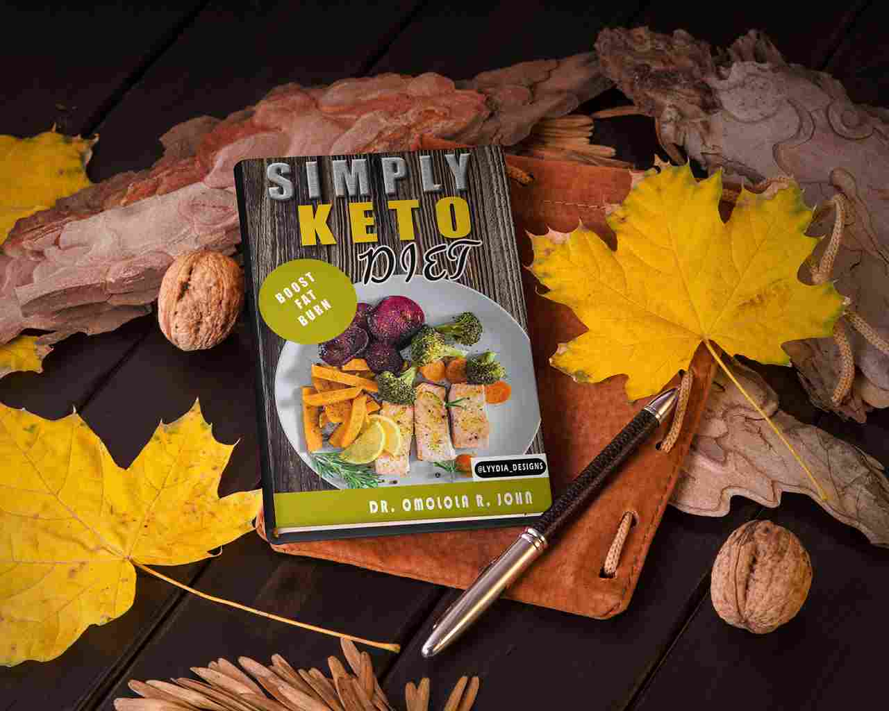 Simply Keto Diet: Book Cover Design