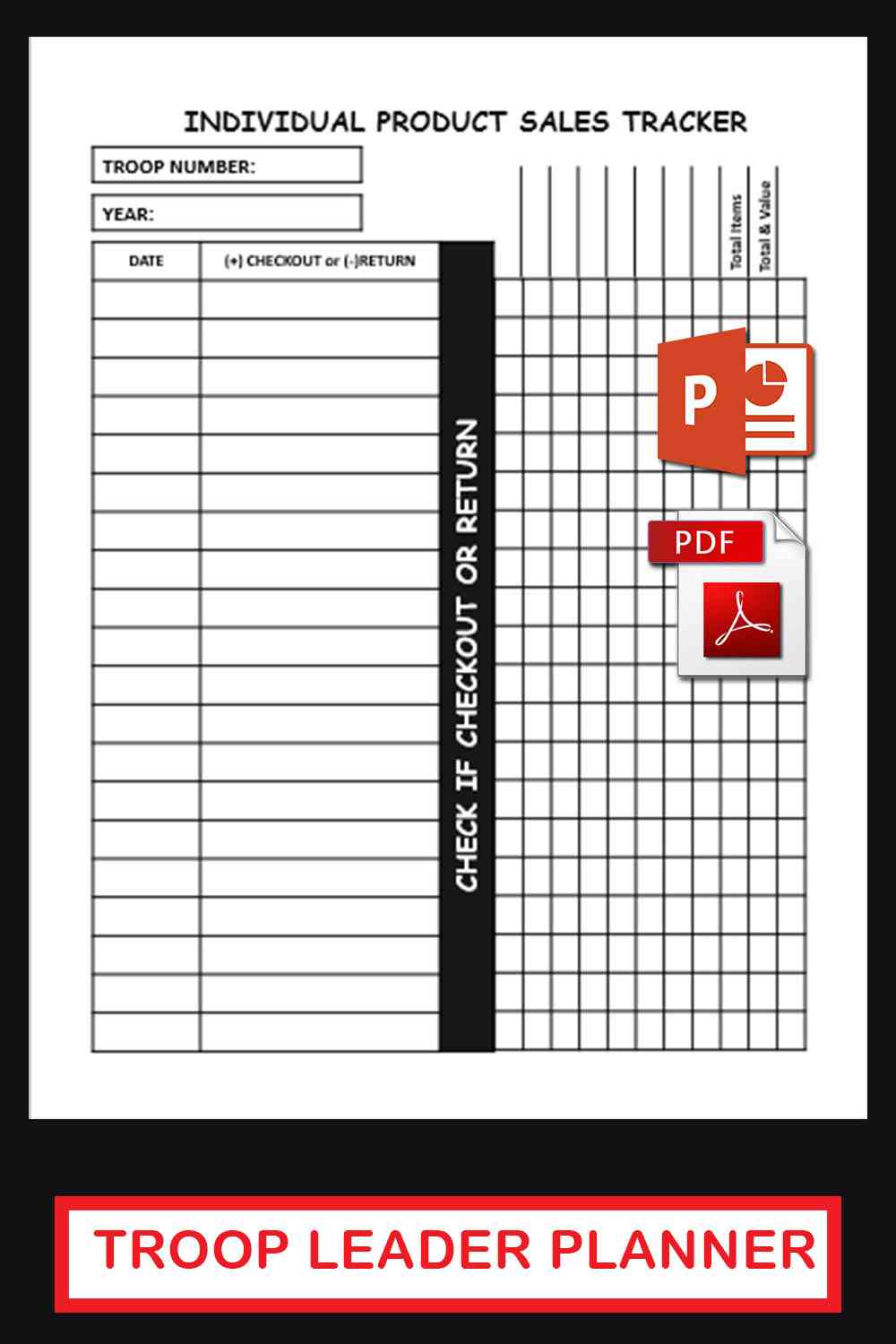 Troop Leader Planner 2024 - 2025  