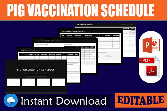 Pig Vaccination Schedule – PDF 