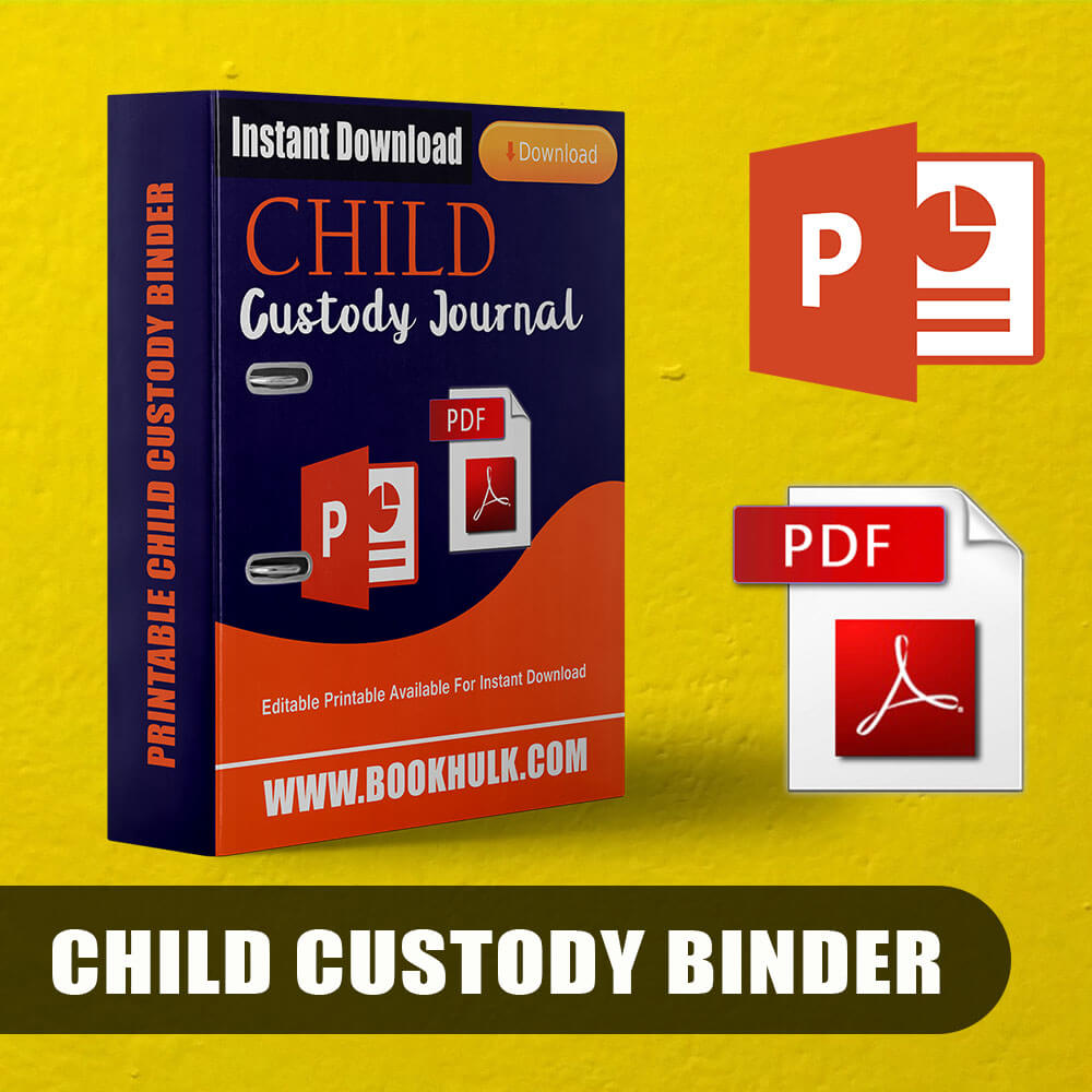 Child Custody Journal Template